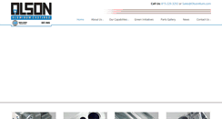 Desktop Screenshot of olsonalum.com